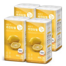 한예지 천연펄프 키친타올 150매 8롤 4팩, 1