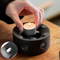 차데우는 주전자받침대 약탕 도자기 워머