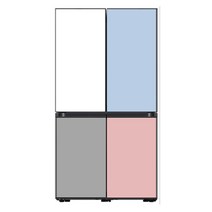 삼성비스포크 BESPOKE 냉장고 4도어 프리스탠딩 RF85B91F1AP 삼성물류 무료설치, 글램