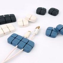 선고정클립 케이블선 정리 배선 꼬임방지 주변 선홀더, 일반 - 다크그레이