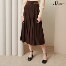 JJ지고트 체인 디테일 플리츠 스커트 GMAP0SKP5