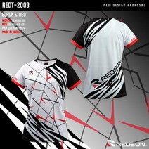 레드썬 [레드썬] [REDSON] 2020년 배드민턴티셔츠 REDT-2003(레드)