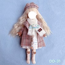 솜인형옷 무속성 솜인형 신제품 Bjd 구체관절 인형 드레스 Jk 유니폼 의류 30 cm 1 6 DIY 스커트 패션 캐주얼 정장 양말 장난감 액세서리