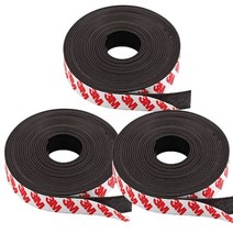 고무자석 롤자석테이프 3M x 15mm 30mm, 3개