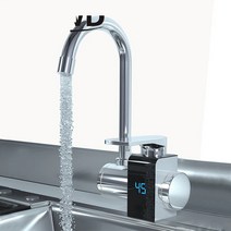 간편설치형 미니 순간온수기 전기온수기, 화이트 라운드A