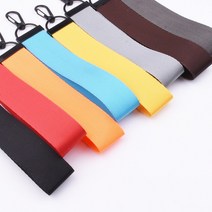 단색 무지 기본 컬러 리본 스트랩 키링 키체인 가방 고리 열쇠고리 키홀더 DIY 만들기 제작 데코 꾸미기 자수 이니셜 새기기 보라색 퍼플, 블루