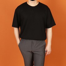 우기브로 WWO 남자 빅사이즈 베이직 댄디 코디 헤리 반팔티