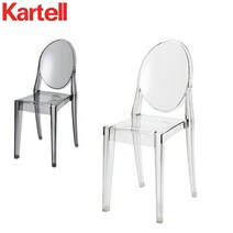 카르텔 이스 빅토리아 고스트 89 × 38 × 52cm 890 × 380 × 52mm 세련된 인테리어 가구 다이닝 의자 Kartell Victoria Ghost