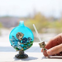 향수공병 H amp D 빈티지 천사 빈 장식 리필 크리스탈 유리 파란색 30ML AliExpress, 30ml+파란