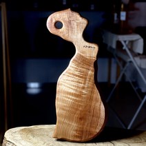 빅리프 메이플 라이브엣지 플레이팅도마 작가 수제 플레이트 원목도마 156