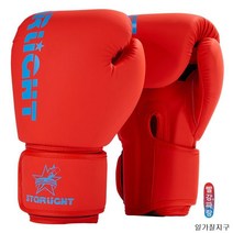 일가칠지구 권투장갑 무에타이글러브 복싱연습 권투용품 권투글러브, 파랑 빨강