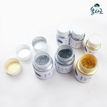 입자가고운 금분 동양화물감 민화물감 한국화물감, 다크은분30ml