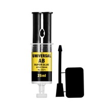 강력접착제 방수 고무 타일 초강력 접착제 AB 접착제 2 분 경화 문구 강력 가정용 범용 4ml 오래 지속되, 02 25ML