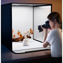 셀프 미니 LED 스튜디오 상세페이지 촬영 포토 박스 조명, 60cm[조명4개/삼색등]