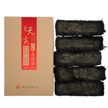 후난 안화흑차 2015년 1등급 숙성 금화 천첨 복전차 1kg(차칼 배송), 천첨 복전차+차칼, 1kg, 1개