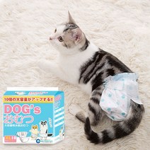 The Bund 강아지 고양이 일회용 기저귀 10p, 1포, L