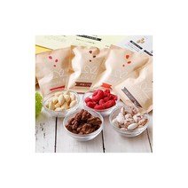 고급 맛 견과류 모둠 4봉입 (4종 × 각 1봉) 견과류링크 2023 백중날 디저트 과자 소분 프랑스대사관 총주방장 추천