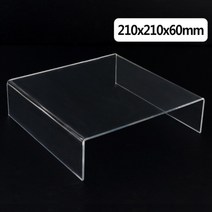 정사각 투명 아크릴 행사 진열대 21cm 디피 상품 전시 심플 디스플레이