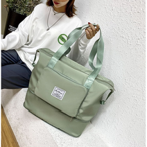 레드선 휴대용 접이식 보스턴백 여행용 기내 캐리어 보조 가방