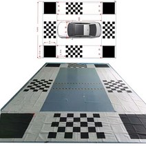 자동차 어라운드 뷰 서라운드뷰 360도 버드 파노라마 dvr 시스템용 2d3d 패브릭 보정 천, type2 2d 3d 천