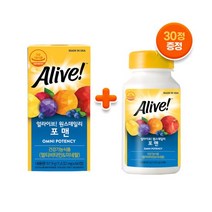 얼라이브 원스데일리 포 맨 60정 + 30정 증정, 단품