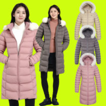 네파 여성 경량 롱 패딩 다운 자켓 오리털 점퍼 코트 이비