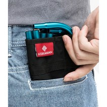 초경량휴대용의자 주머니에 쏙 접이식 미니 의자 백패킹 놀이공원 여행 줄서기, 3단 접이단면 - 파란색