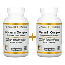 (해외) 캘리포니아 골드 뉴트리션 California Gold 실리마린 컴플랙스 300mg, 2개, 120정