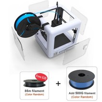 목업제작 3D프린터 나노 미니 3D 프린터 DIY 장난감 Modle 인쇄 교육 Impresora 3d 어린이 선물 지역 창고에서 FDM 3D 프린터, 협동사, B2 500G 필라멘트 추가