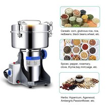 대형 초미세 가정용 상업용 스테인레스 스틸 분말 분쇄기 분말 기계 분말 기계 2KG, 2000G