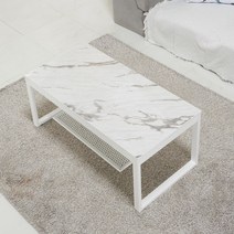 머블 소파테이블 철제 UV도장카페 좌식탁자 1000, 마블