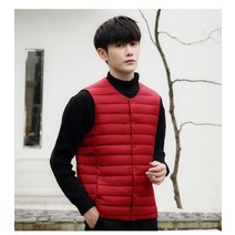 패딩 조끼 경량 반팔 뽀글이 크롭 유니클로경량 유니클로 허리스트링 발열 숏 조끼 166