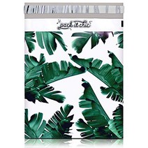 Pack It Chic - 10X13 (100 Pack) Tropical Leaves Poly Mailer Envelope Plastic Custom Mailing Shippin, 1