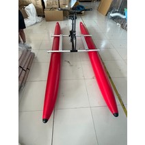 해외 창고 공간 휴대용 면세 물 자전거 카약 풍선 보트 스포츠 바다 페달 수상 요트 와트, 06 round red pontoon