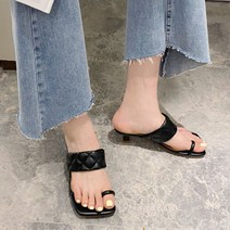 스트랩 쪼리 슬리퍼 여성 여름 샌들 뮬