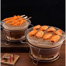 야끼니꾸 화로 미니 일본식 와규 규카츠 숯불 꼬치, A, 1개