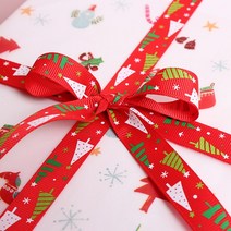 피크닉하우스 레드트리tree리본, 빨강, 1개, 200cm