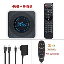 VONTAR X96 X4 Amlogic S905X4 스마트 RGB 라이트 TV 박스 11 4GB 64GB 3GB GB 16GB Wifi 미디어 플이어 TVBOX 8K 셋톱, CHINA_Eu 플러그 | 4G 64G G10S voi