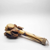 오르프코코넛 쉘 벨 크리에이티브 핸드메이드 천연 소재 27x14CM 댄스 무대 공연 리듬 스틱 Orff 악기 신, 한개옵션0