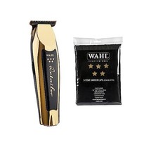 WAHL 왈 Professional 클리퍼 바리깡 프로페셔널 5성 골드 무선 상세 정보 Li 트리머 및 시리즈 이발사 케이프 번들