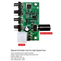 컴퓨터쿨러 2 볼 베어링 12038 고속 12V 12cm 케이스 냉각 시스템 팬 키트 컴퓨터 BTC 마이닝 캐비닛 서버 120mm 인공 호흡기, [01] 3000 RPM, [01] D 4Pin