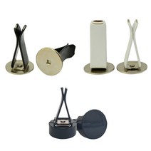 석고방향제 DIY 재료 차량용 송풍구 클립형 부자재, 원형 화이트