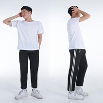 블랙 화이트라인 생활복rul 3561