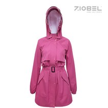 지오벨 코트형비옷 레인자켓 핑크 [골프우비 패션우비 우의], S