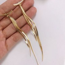 귀걸이 여성 장신구 쥬얼 여성을 위한 빈티지 긴 술 드롭 스네이크 체인 패션 쥬얼리 액세서리 비쥬 파티 선물