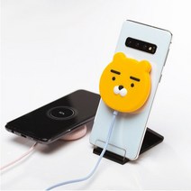 카카오프렌즈 흡착식 무선충전패드 어피치, 1개