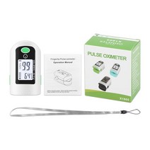 심박계 심박수 측정기 운동 Finger Oximeter Digital Pulse Blood Oxygen Saturation Meter SPO2 PR Heart, 02 green with box