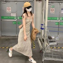 민소매 원피스 데이트룩 페이즐리 나시 특이한원피스