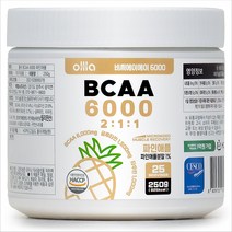 올라 BCAA 파우더 6000, 250g, 파인애플