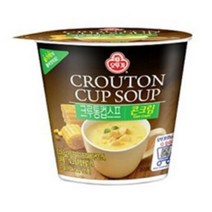 오뚜기 크루통 컵스프 콘크림, 27g, 1개